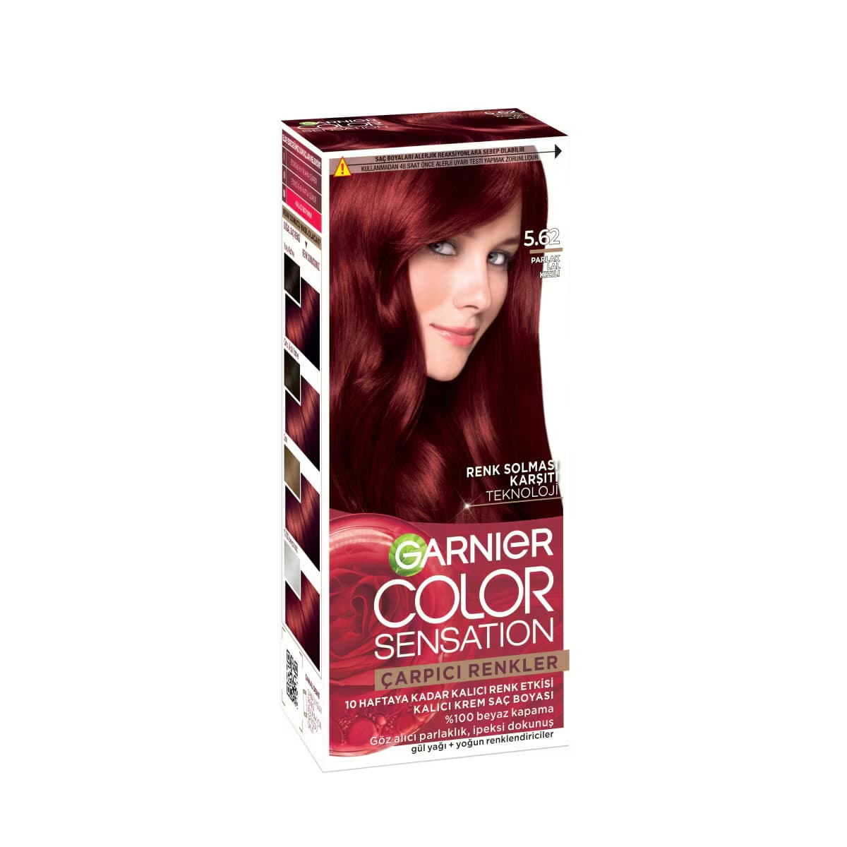 Garnier Çarpıcı Renkler Saç Boyası Parlak Lal Kızılı No: 5,62