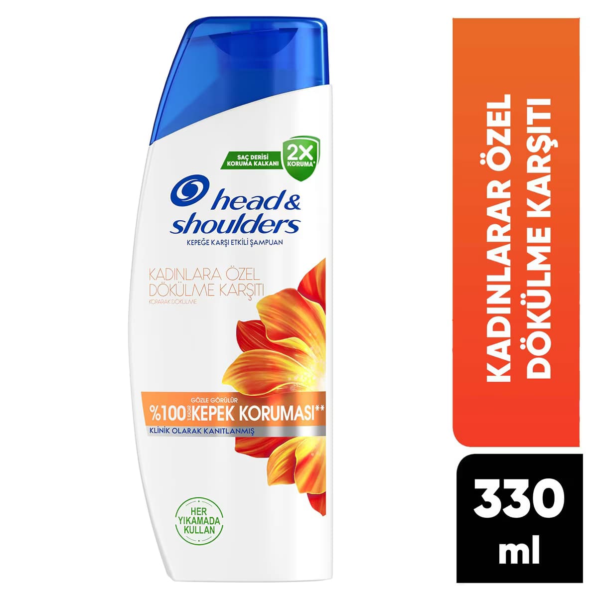 Head&Shoulders Kadınlara Özel Dökülme ve Kepek Karşıtı Kafein Etkili 330 ml Şampuan