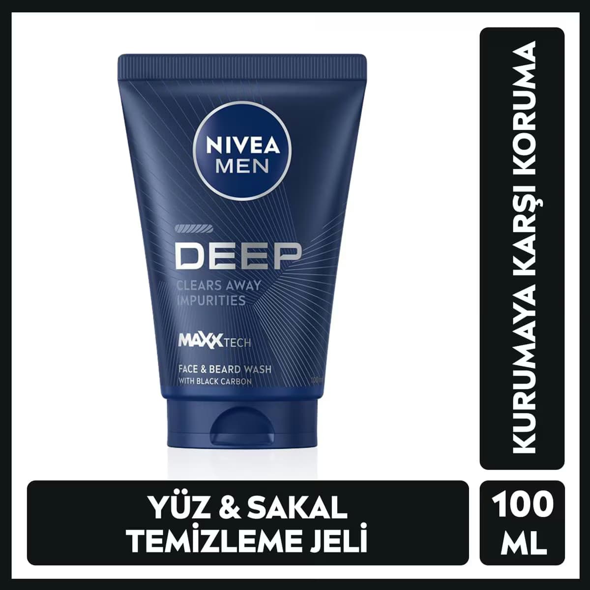 Nivea Men Deep Dimension Yüz Temizleme Jeli 100 ml