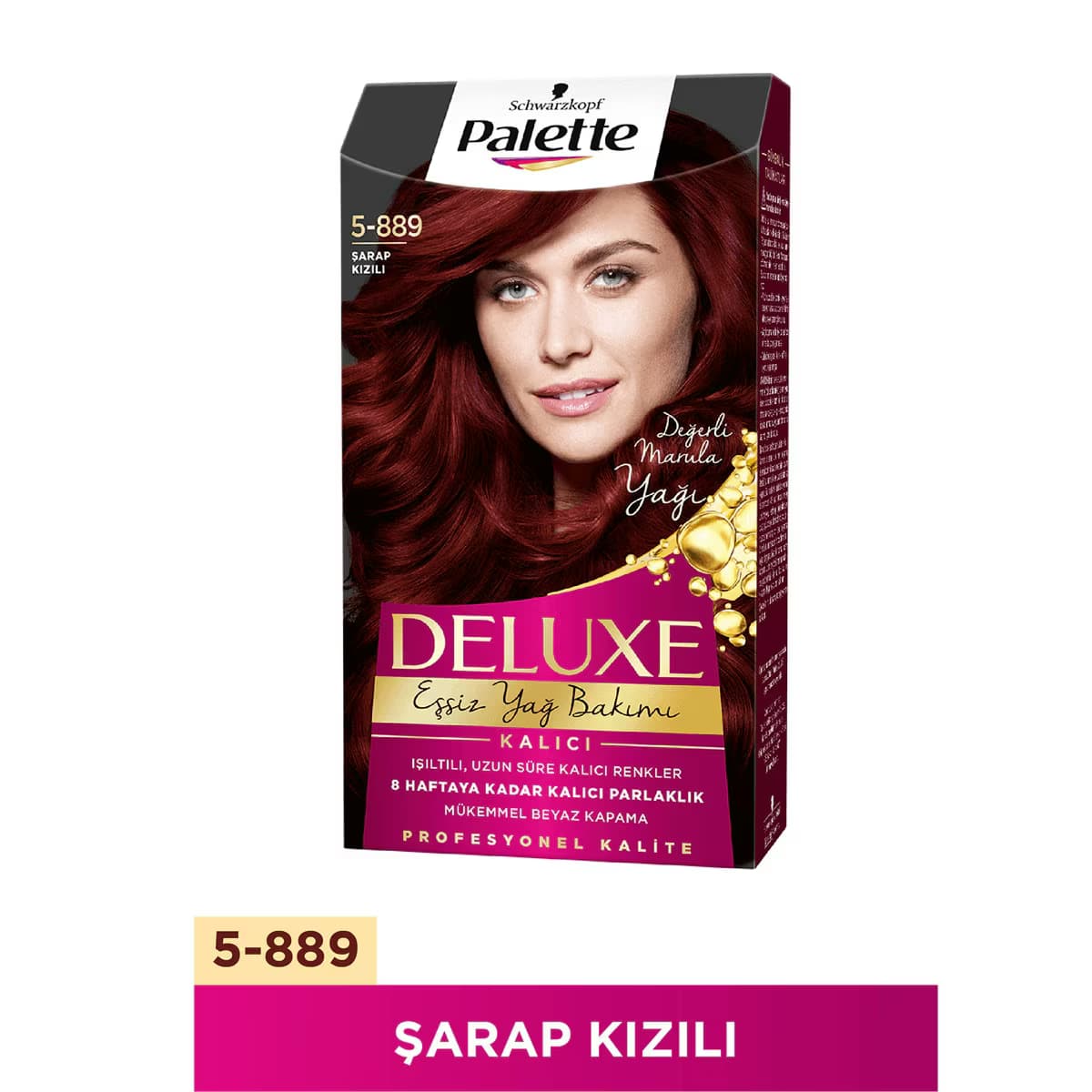 Palette Deluxe Saç Boyası 5-889 Şarap Kızılı