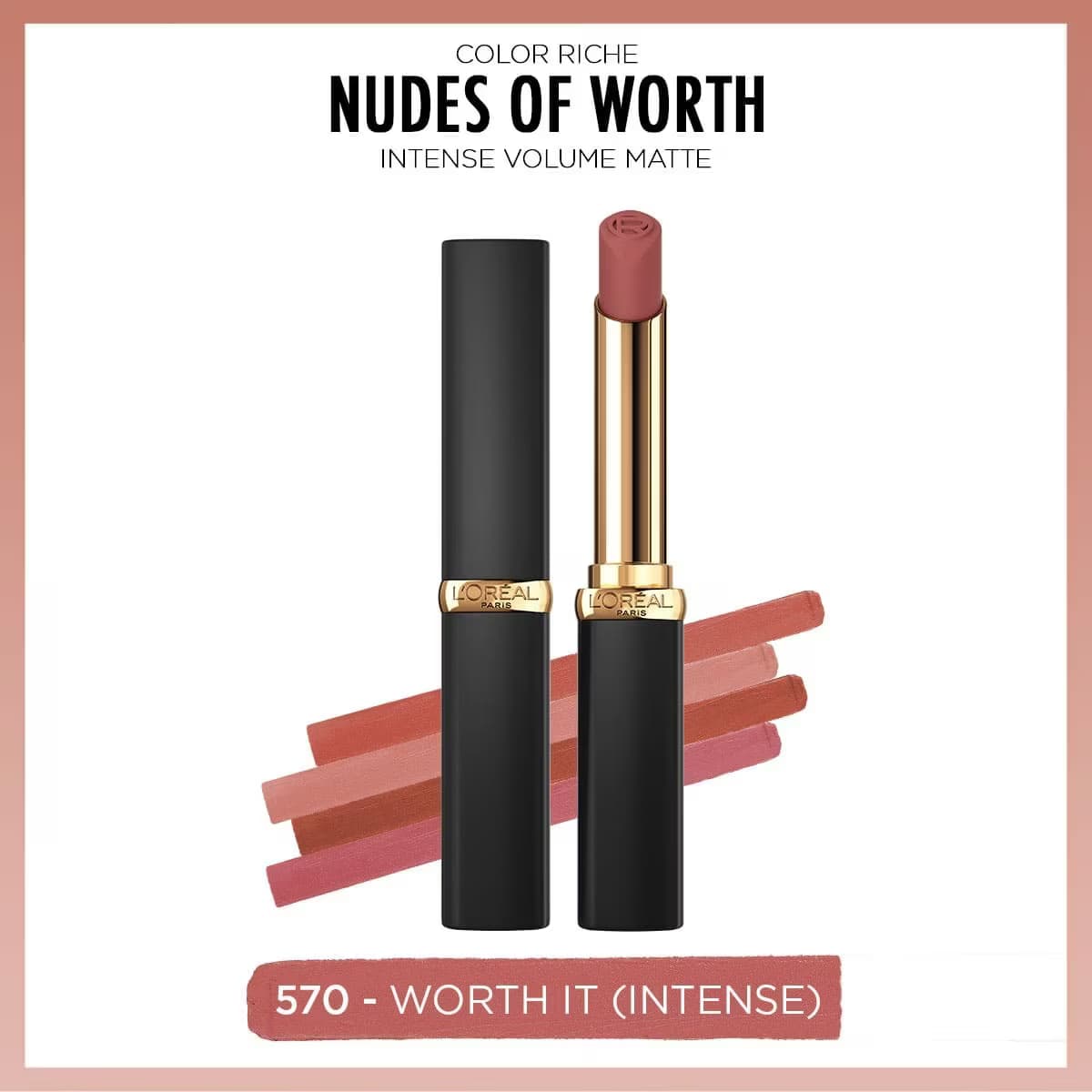 L'Oreal Paris Color Riche Intense Volume Matte Ruj 570 Worth It (Intense)