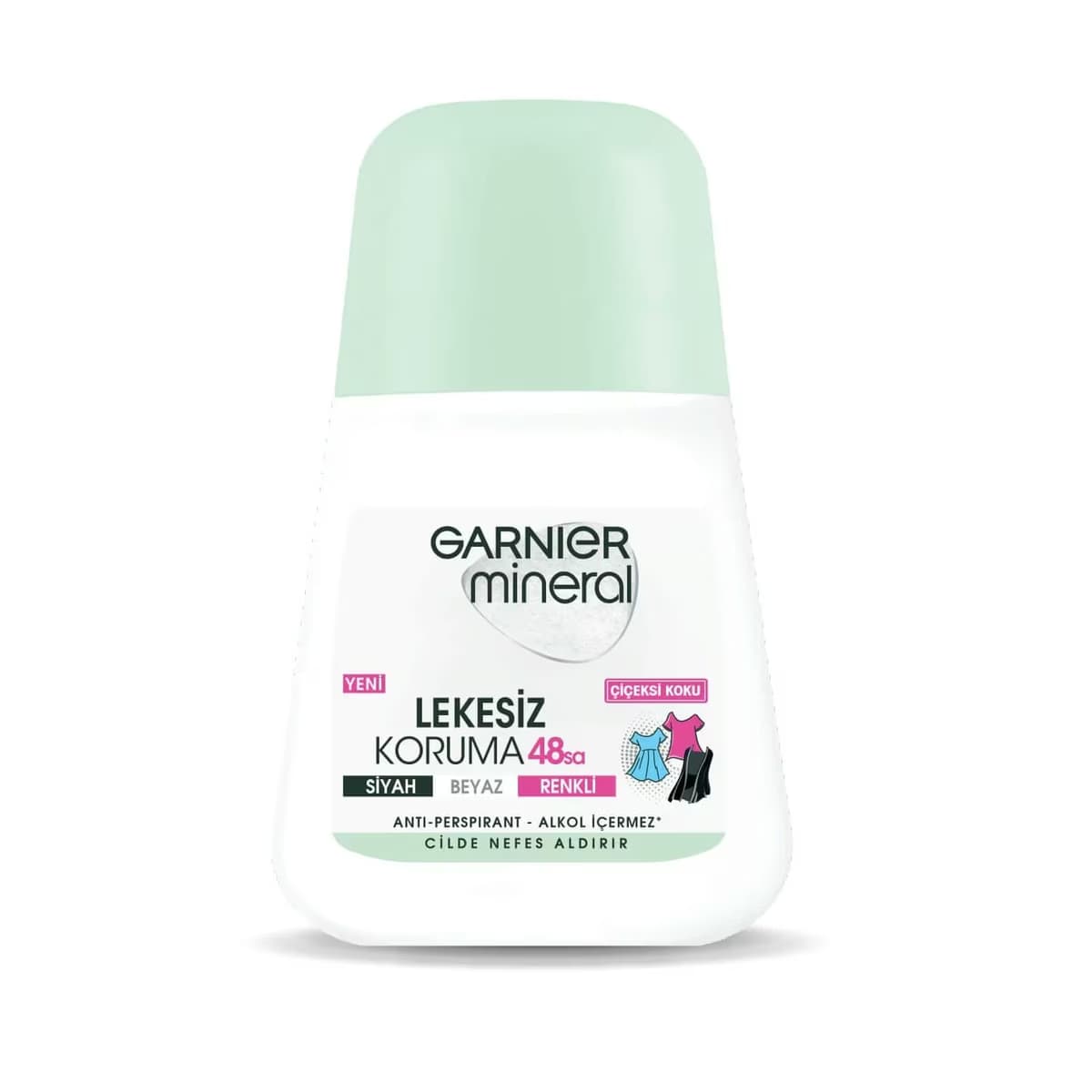 Garnier Mineral Roll-On Lekesiz Koruma Çiçeksi Koku, Anti-Perspirant 50 ml