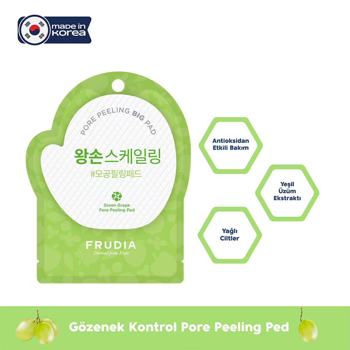 Frudia Green Grape Pore Peeling Ped Gözenek Kontrol 1 Adet