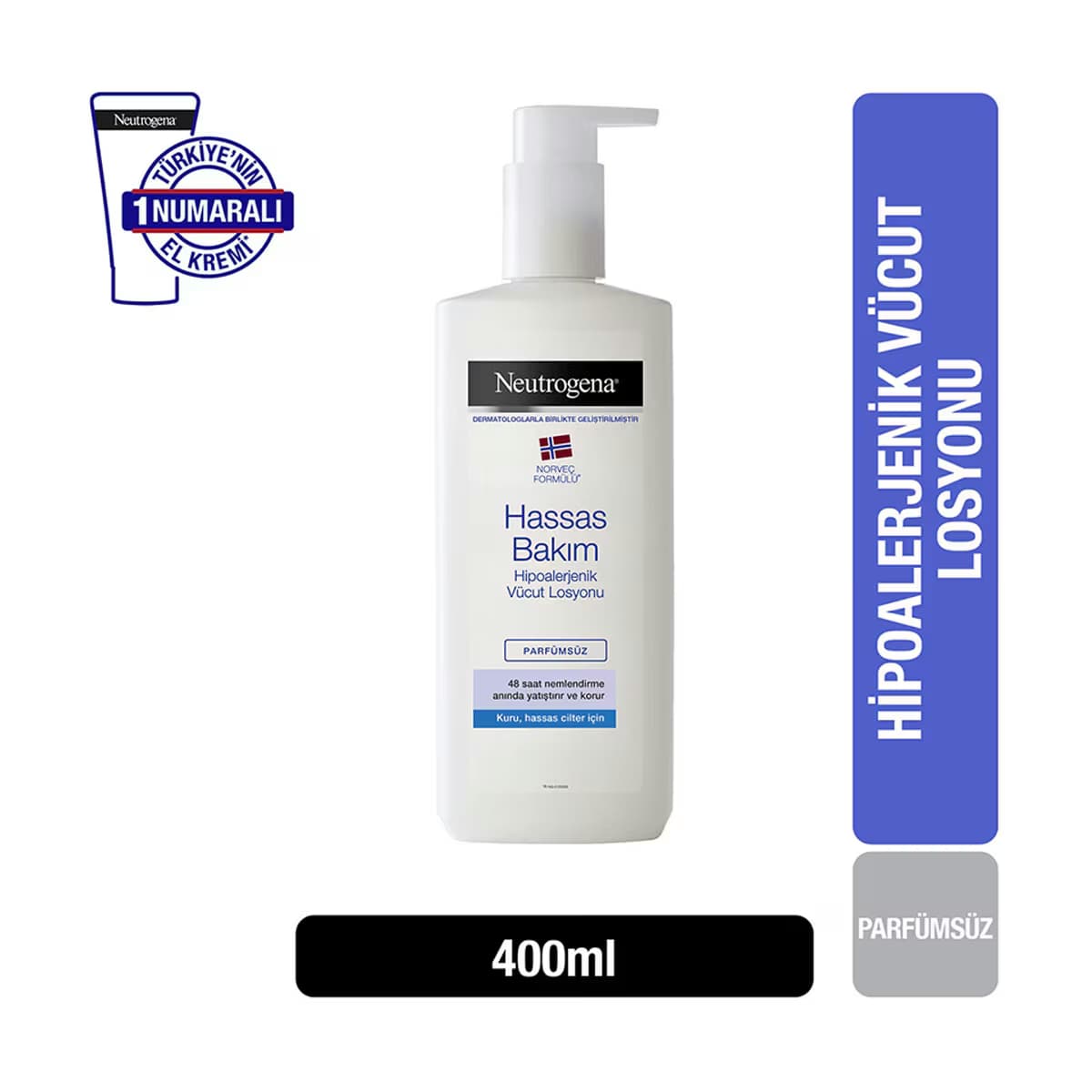Neutrogena Hassas Bakım Vücut Losyonu Parfümlü 400 ml