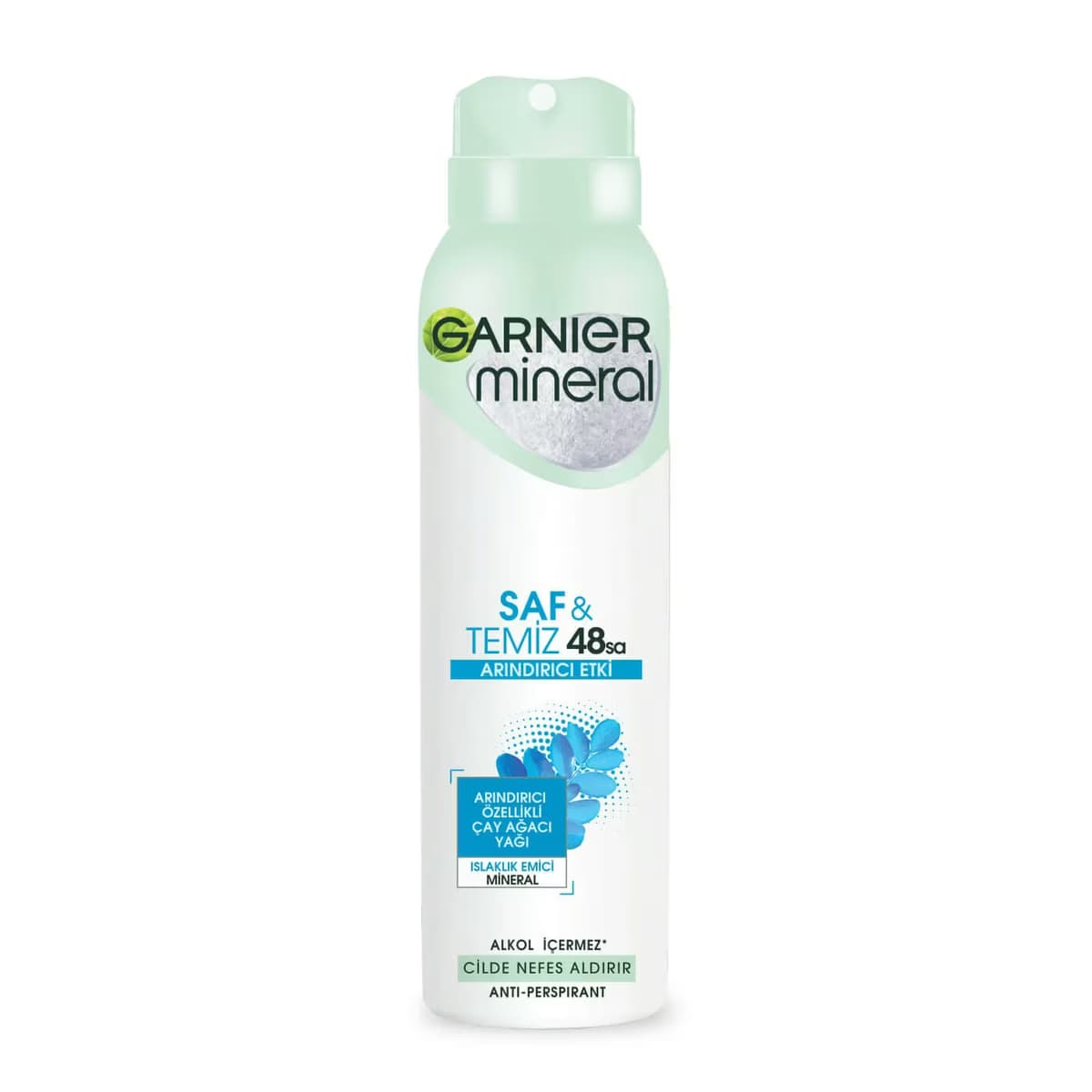 Garnier Mineral Sprey Deodorant Saf ve Temiz, Anti-Perspirant 150 ml