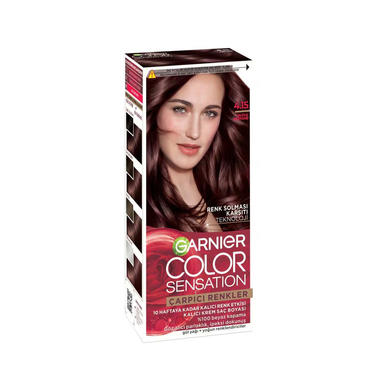Garnier Çarpıcı Renkler Saç Boyası Buzlu Kestane No: 4,15