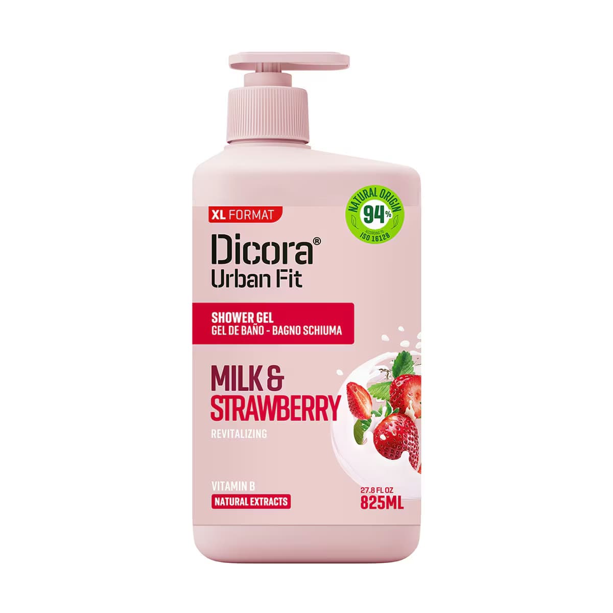 Dicora Urban Fit Duş Jeli Vitamin B Çilek ve Süt 825 ml