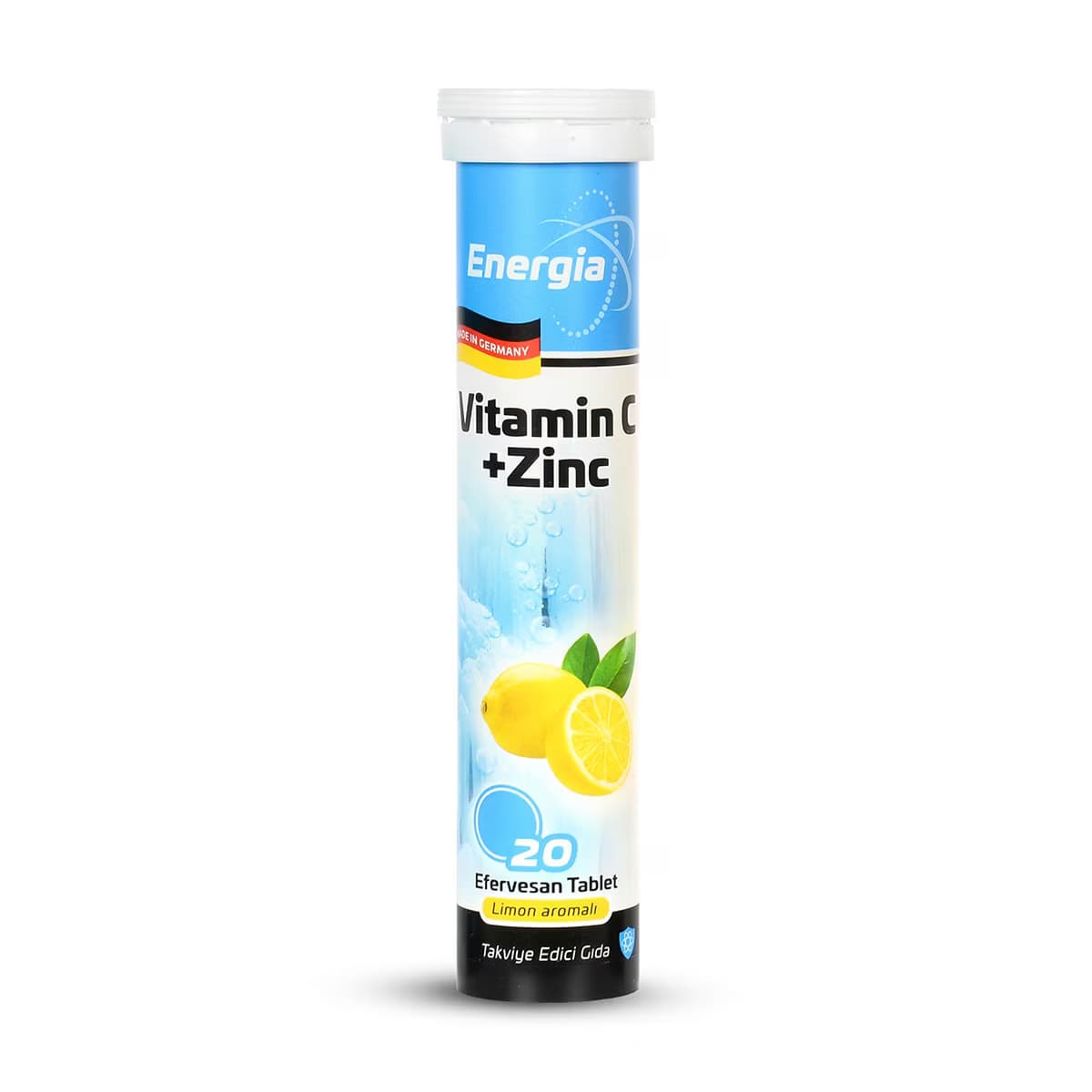 Energia Vitamin C & Zinc Efervesan Tablet 20'li