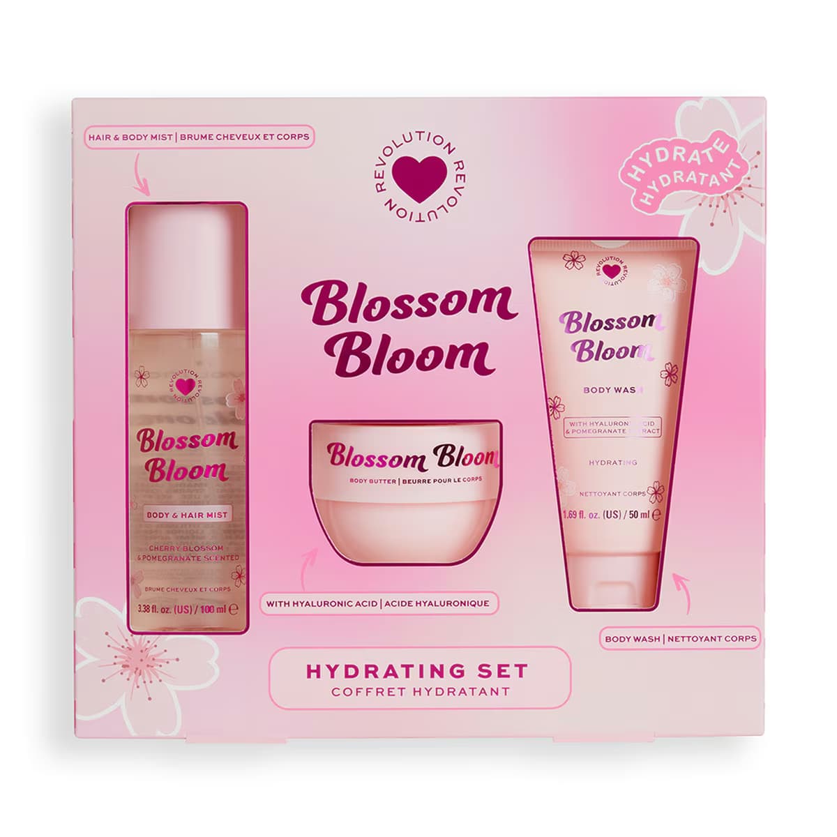 I Heart Revolution Blossom Bloom Banyo & Vücut Hediye Seti 1 Adet
