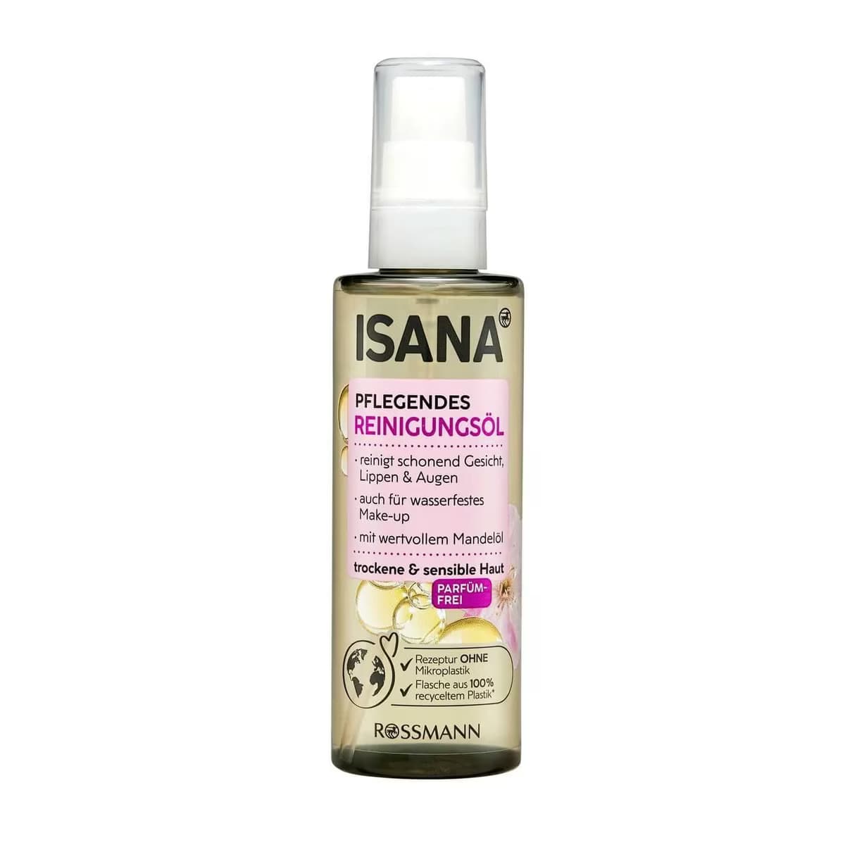 Isana Yüz Temizleme Yağı Parfümsüz Kuru ve Hassas Ciltler İçin 100 ml