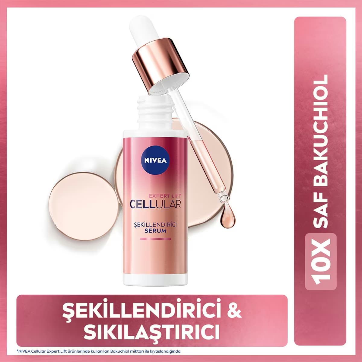 Nivea Doğal Retinol Alternatifi Bakuchiol Cilt Bakım Serumu Cellular Expert Lift 30 ml