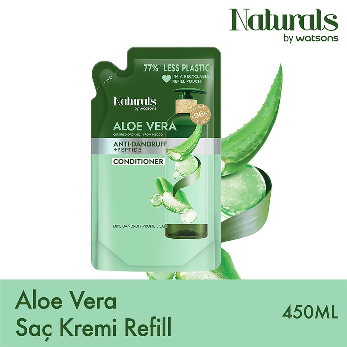 Naturals By Watsons Aloe Vera Saç Kremi Refill 450 ml