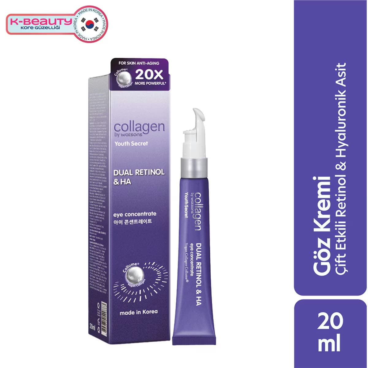 Collagen By Watsons Youth Secret Göz Kremi 20 ml