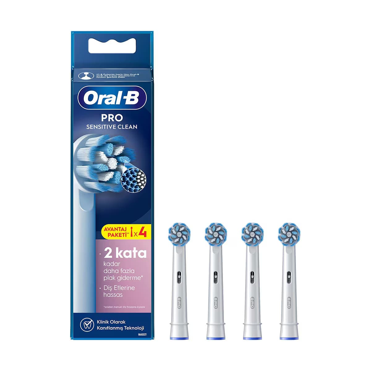 Oral-B Sensitive Clean 4'lü Diş Fırçası Yedek Başlığı