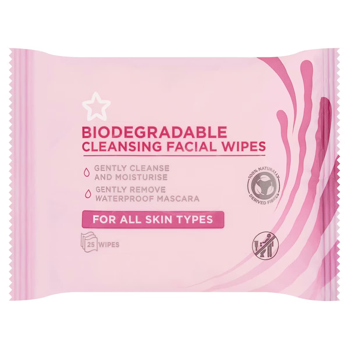 Superdrug Facial Cleansing Wipes Normal Skin 25 Adet