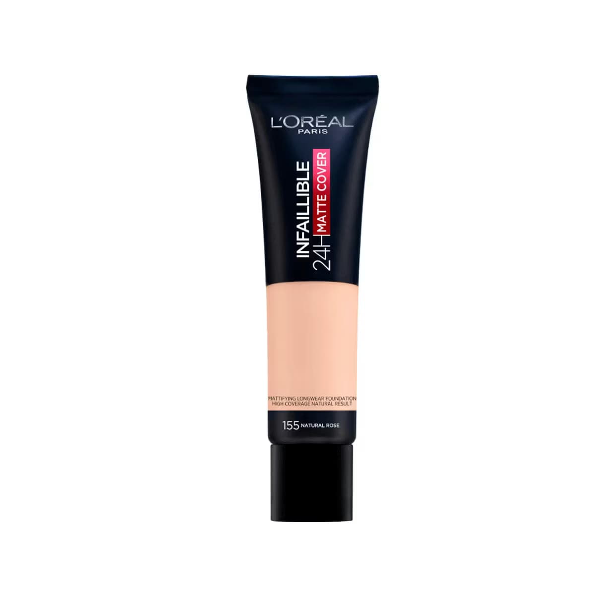 L'Oreal Paris Infaillible 24H Mat Cover Yüksek Kapatıcı Fondöten No: 155 Natural Rose