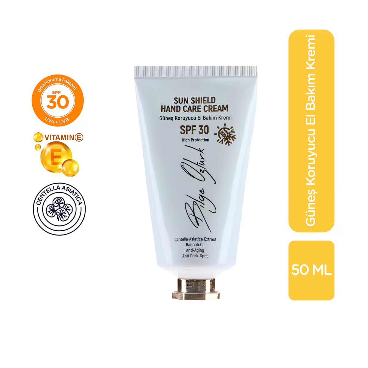Bilge Öztürk Güneş Koruyucu El Bakım Kremi Spf30 50 ml
