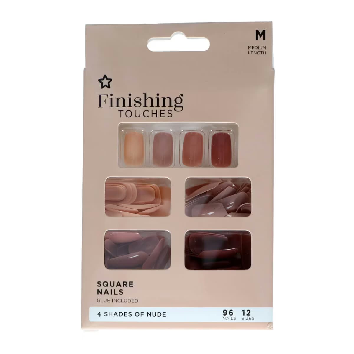 Superdrug Finishing Touches Takma Tırnak Nude