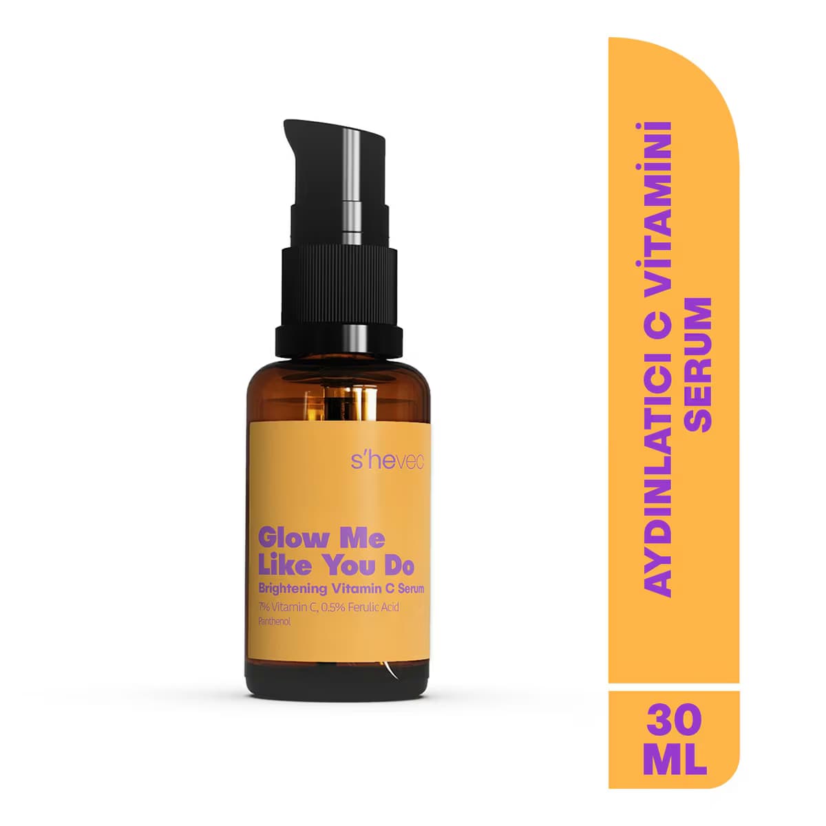 She Vec Glow Me Like You Do C Vitaminli Aydınlatıcı Serum 30 ml