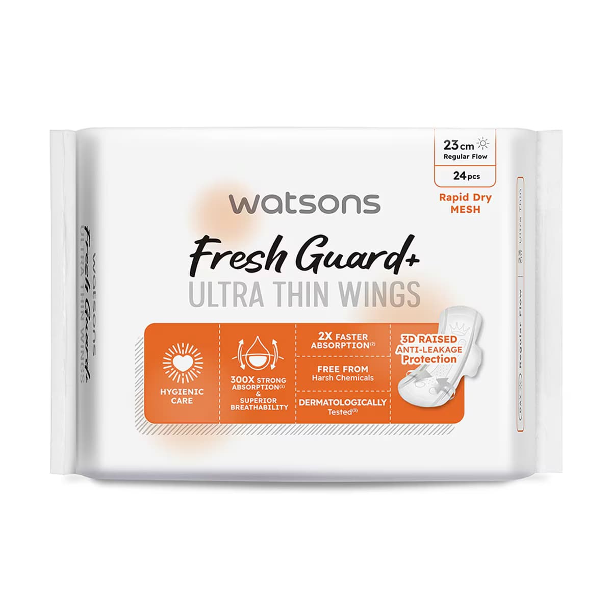 Watsons Fresh+ Ultra İnce (Soft Dry) Normal 24'lü