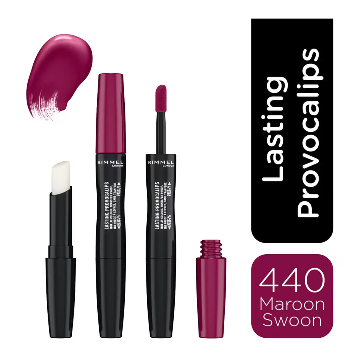 Rimmel London Provocalips Likit Ruj Maroon Swoon 440