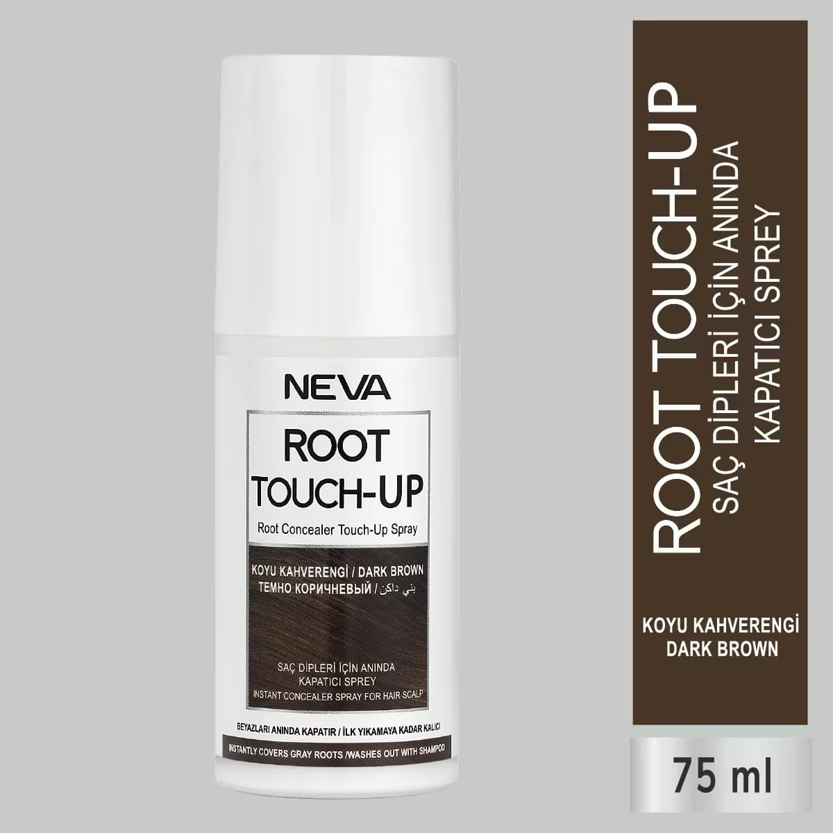 Neva Root Touch-Up Kapatıcı Sprey Koyu Kahve 75 ml
