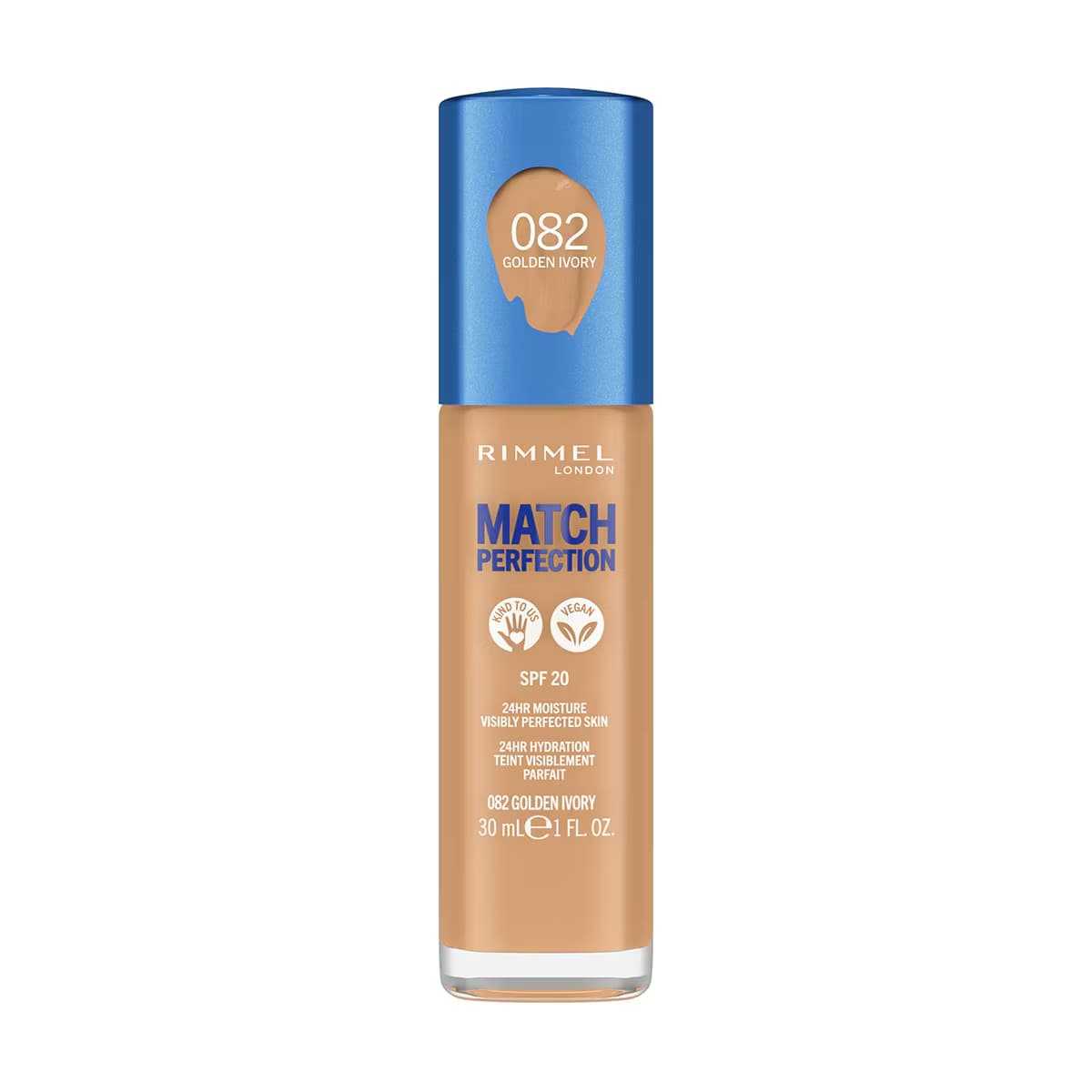 Rimmel London Match Perfection Fondöten No: 82 Gold Ivory
