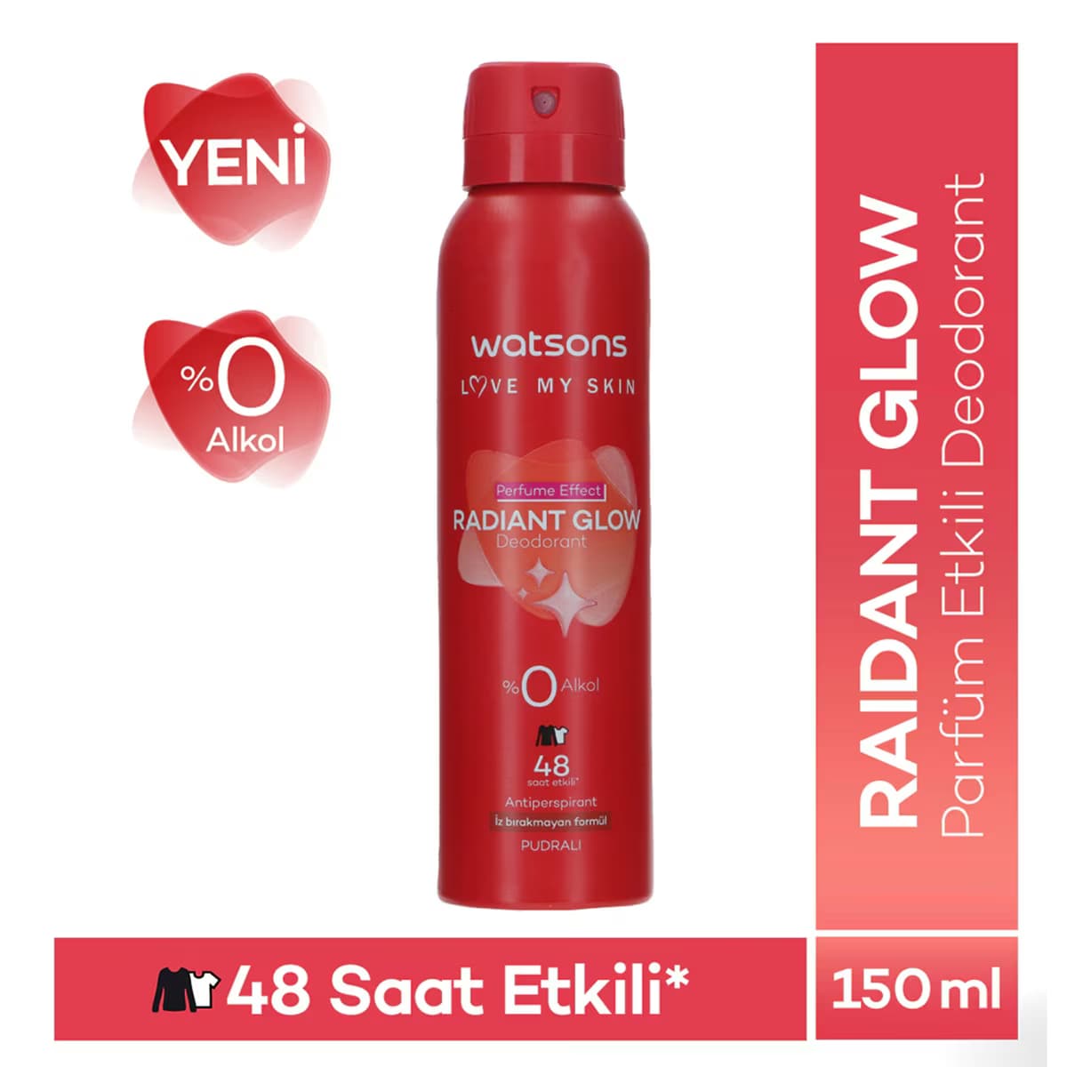 Watsons Radiant Glow Deodorant Sprey Pudralı 150 ml