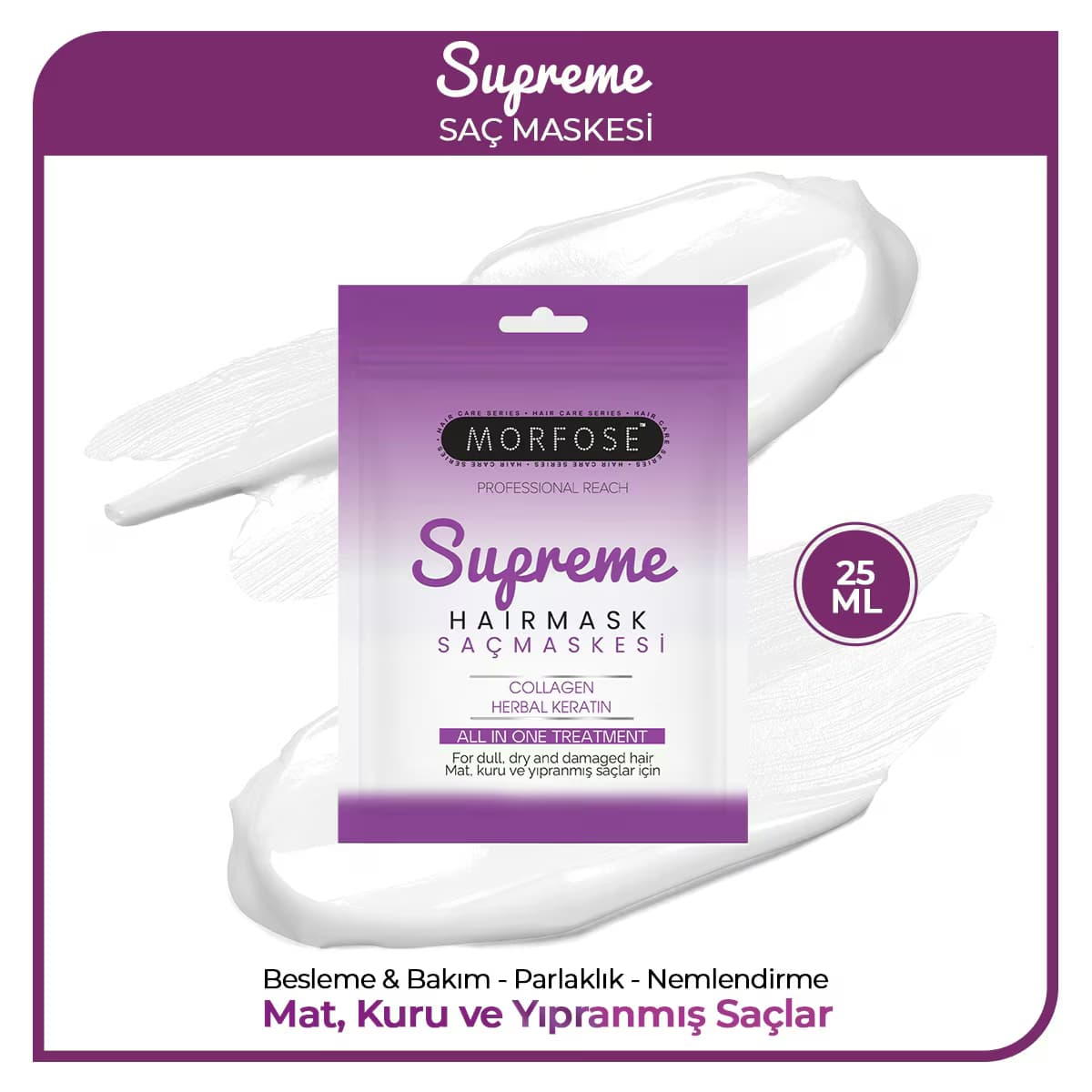 Morfose Supreme Saç Maskesi Seyahat Boy 25 ml