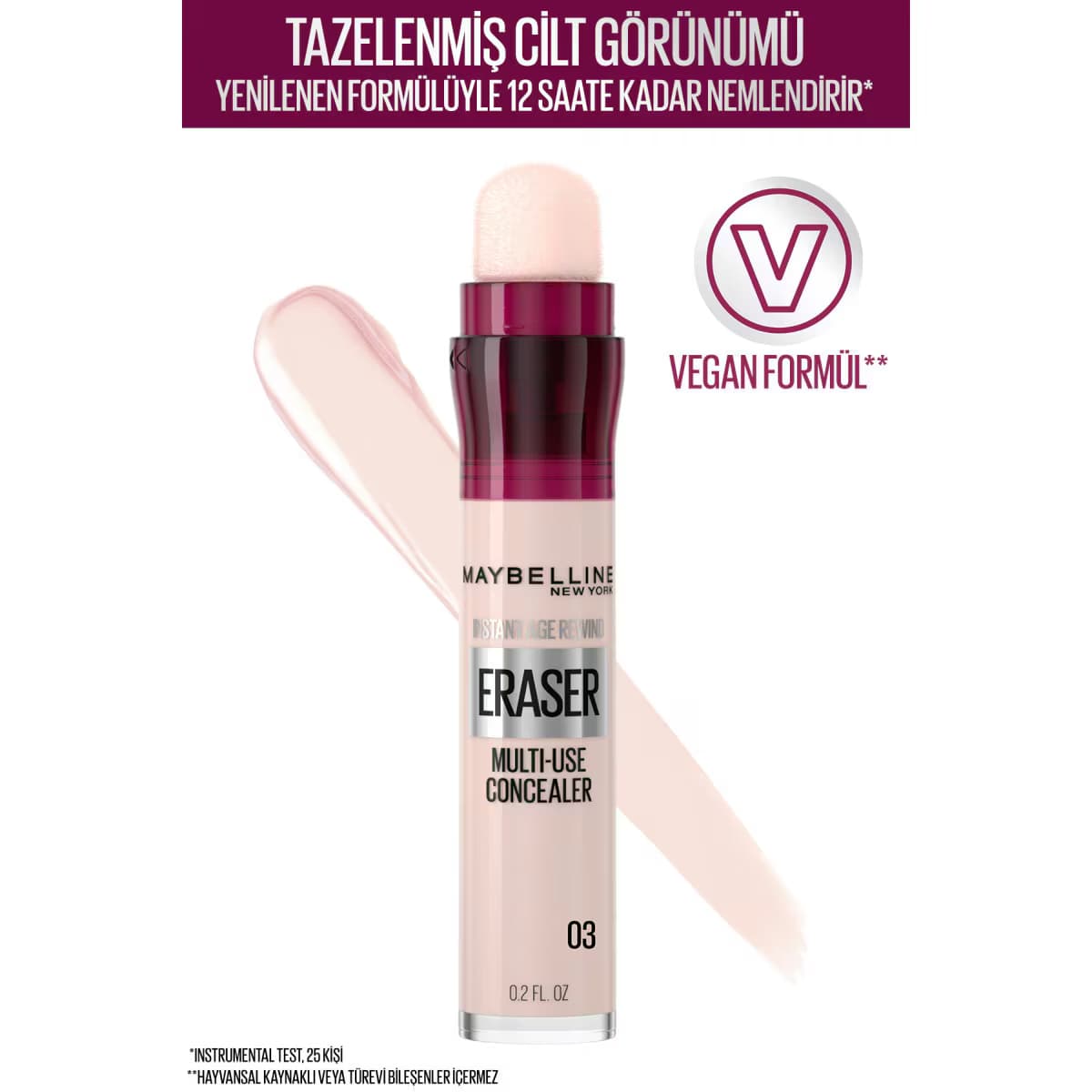 Maybelline New York Instant Anti Age Eraser Kapatıcı No: 03 Fair