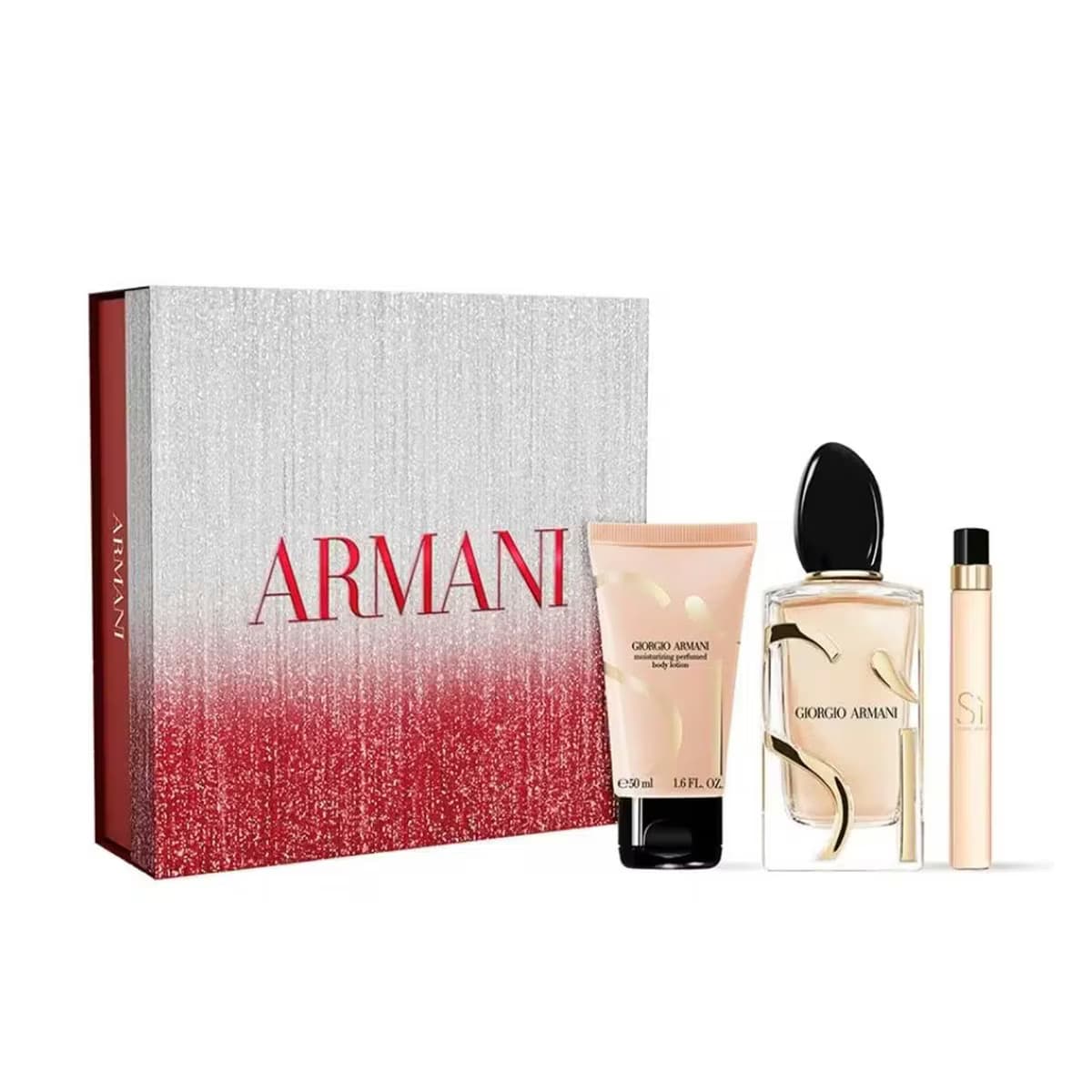 Giorgio Armani Si Kadın Parfüm Seti EDP 100 ml + 10 ml + Vücut Losyonu 50 ml