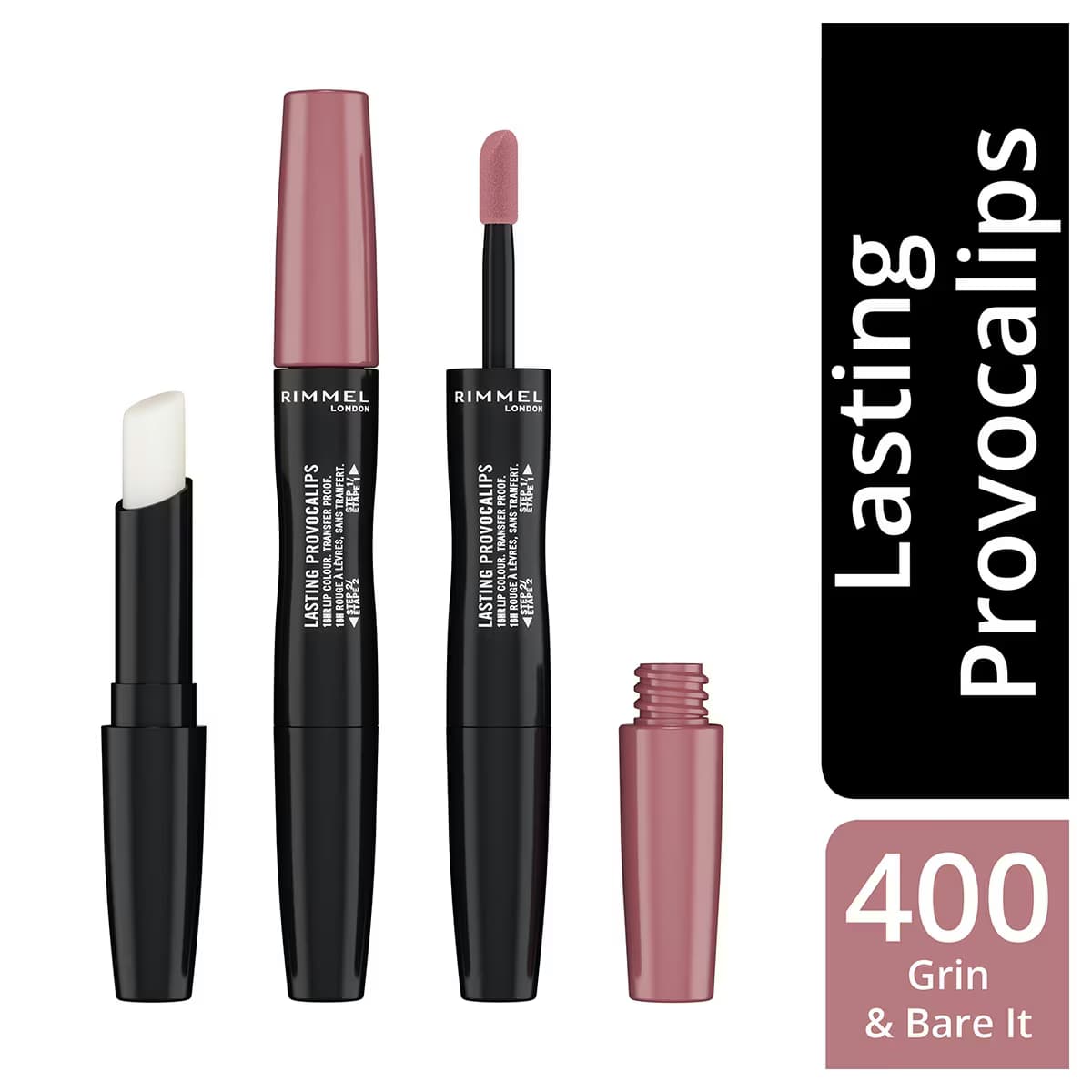 Rimmel London Provocalips Likit Ruj gin & Bare It 400