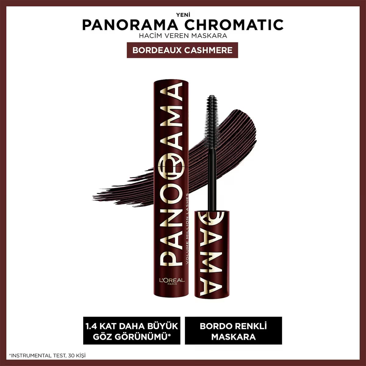 L'Oreal Paris Panorama Chromatic Maskara Bordo