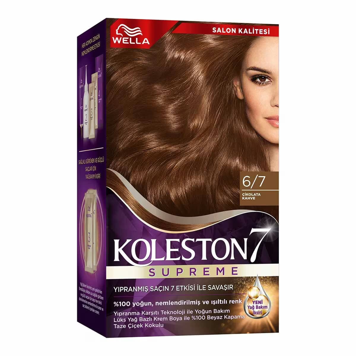 Wella Koleston Kit Saç Boyası Çikolata Kahve 6/7