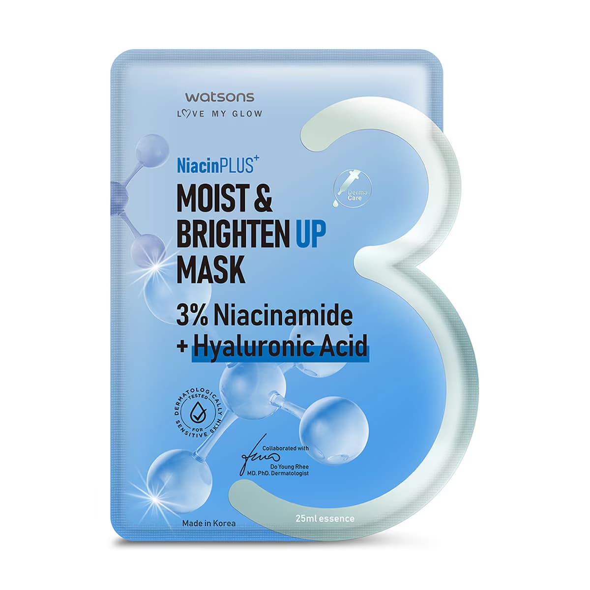 Watsons Niacinamide+Hyaluronic Acid Nemlendirici Maske 25 ml