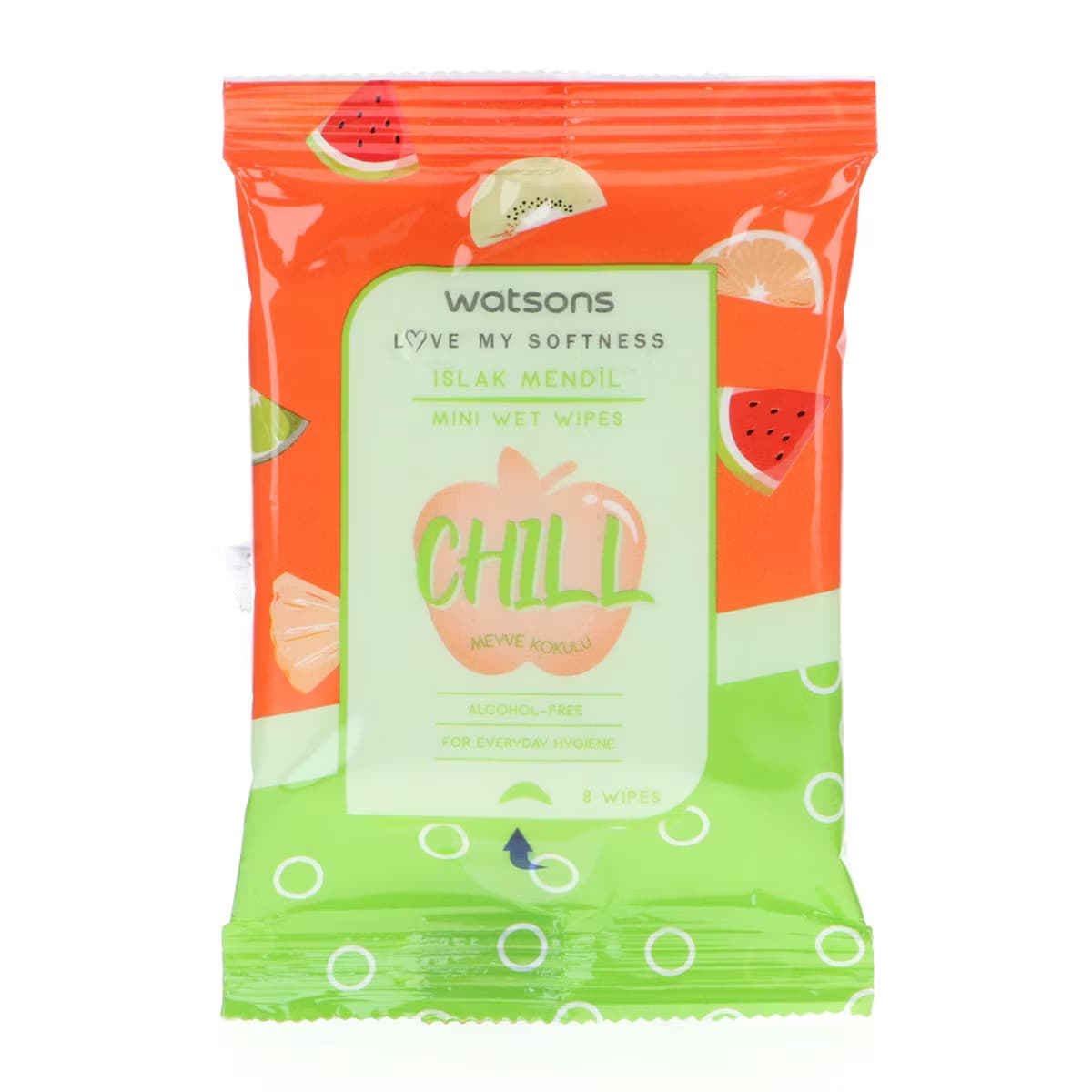Watsons Mini Islak Mendil Chill Meyve Kokulu 3x8 Adet
