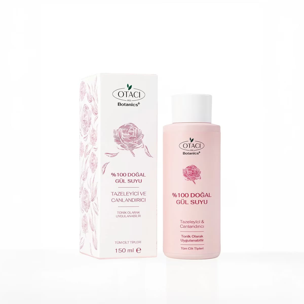 Otacı Botanics+ %100 Doğal Gül Suyu 150 ml