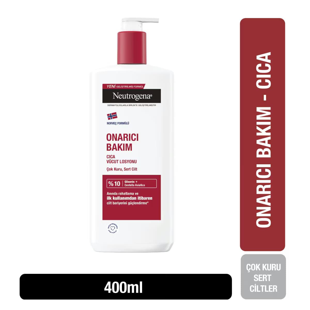 Neutrogena Cica Onarıcı Bakım Vücut Losyonu 400 ml
