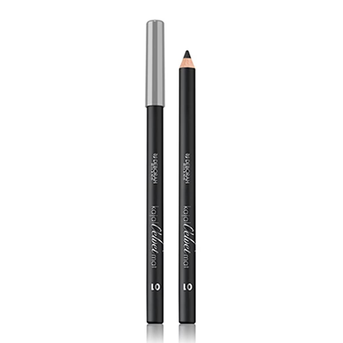 Deborah Velvet Kajal Mat Göz Kalemi 01 Black