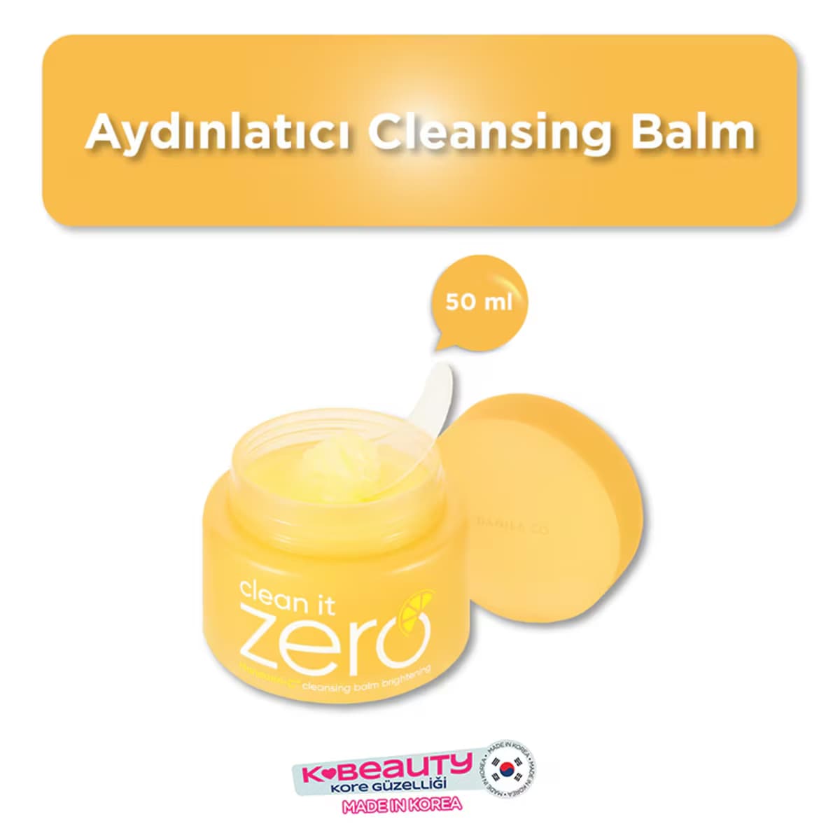Banila Co Clean It Zero Yağ Bazlı Yüz Temizleyici Balm Aydınlatıcı 100 ml