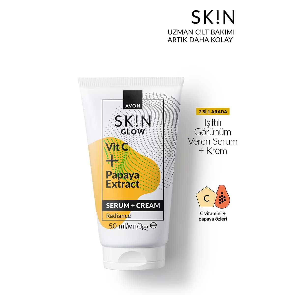Avon Skin Glow Işıltı Veren Serum Yüz Kremi 50 ml