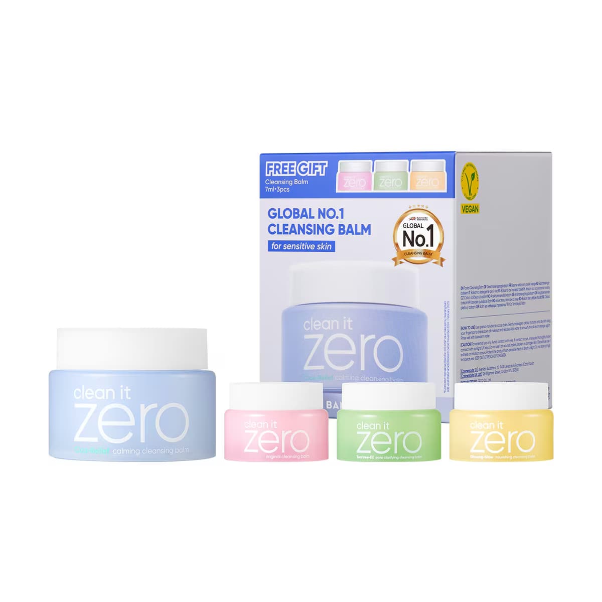 Banila Co Clean It Zero Yağ Bazlı Yüz Temizleyici Balm Yatıştırıcı Set