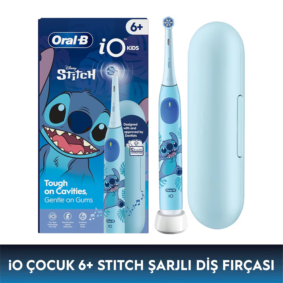ORAL-B İO STITCH ŞARJLI ÇOCUK DİŞ FIRÇASI