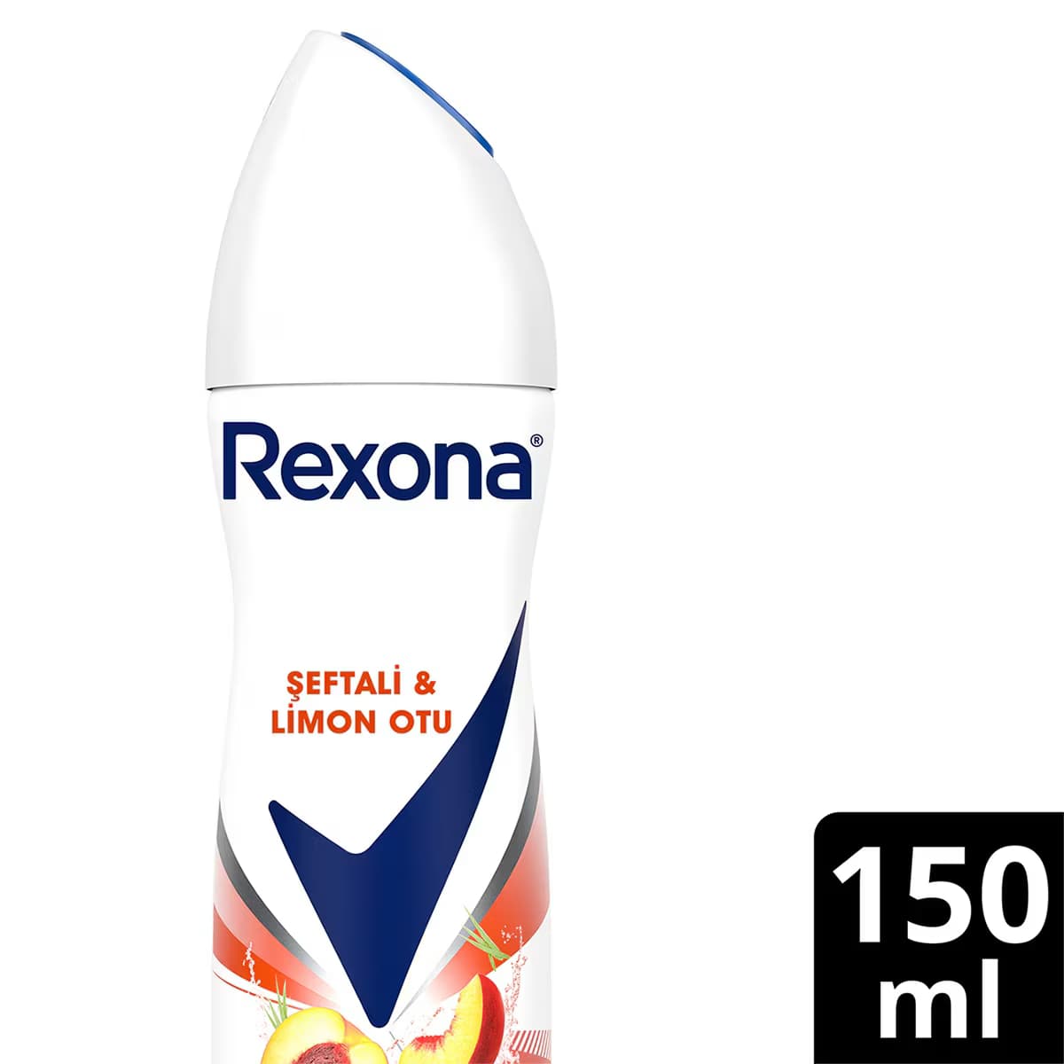 Rexona Kadın Sprey Deodorant Şeftali & Limon Otu 72 Saat Kesintisiz Üstün Koruma 150 ml