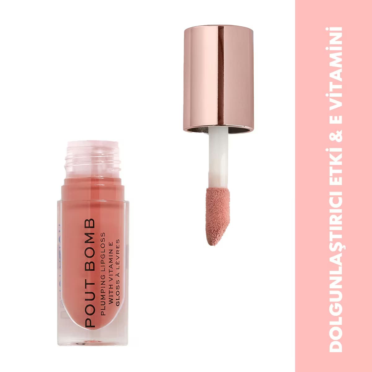 Revolution Pout Bomb Dolgunlaştırıcı Dudak Parlatıcısı Kiss