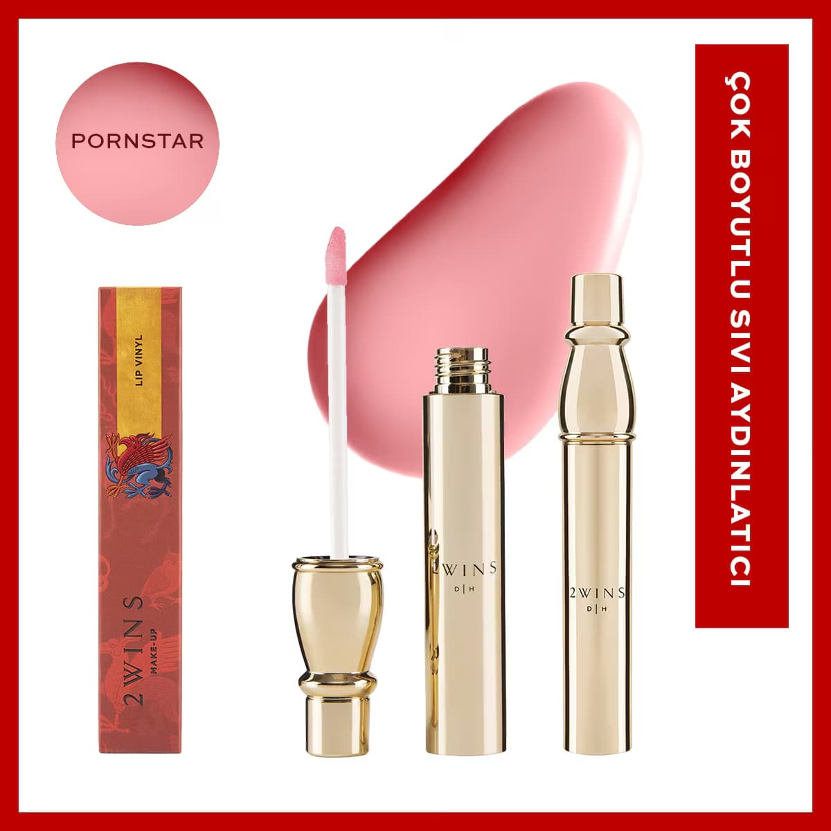 2Wins Beauty Vinyl Likit Ruj Pornstar