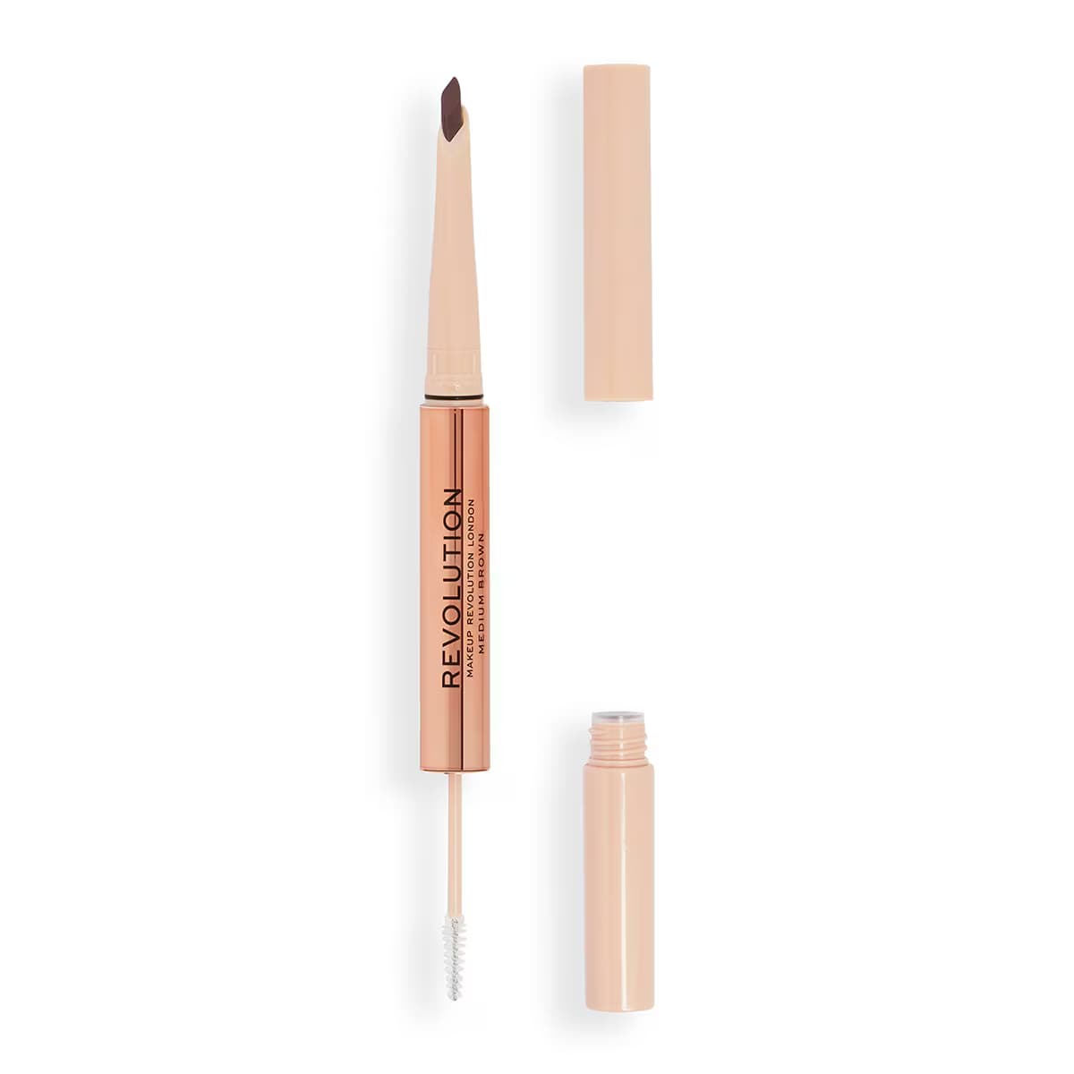Revolution Fluffy Brow Duo Kaş Kalemi ve Kaş Maskarası Medium Brown