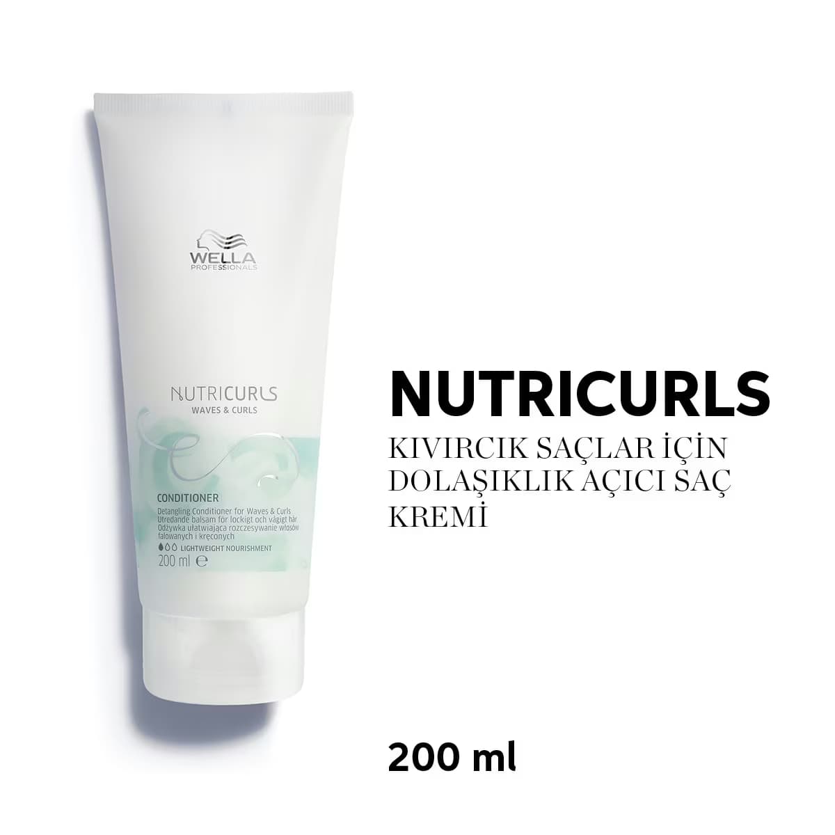 Wella Professionals Nutricurls Dolaşıklık Açıcı Saç Kremi 200 ml