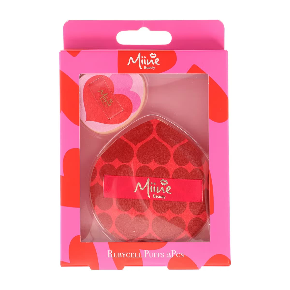 Miine Sevgililer Günü Rubycell Makyaj Pufu 2'li