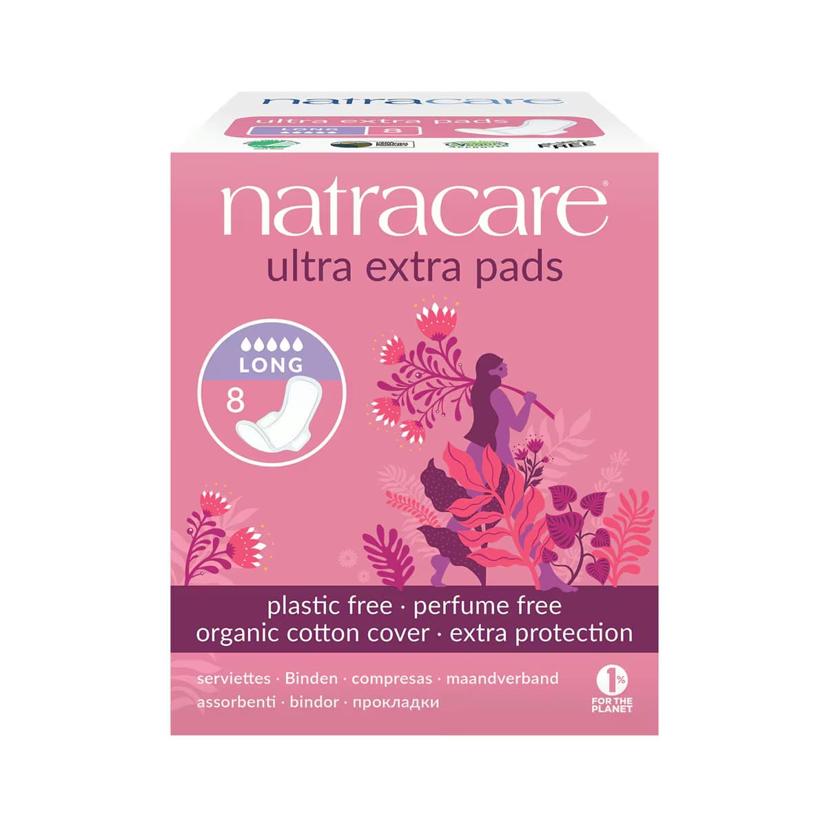 Natracare Organik Ped Ultra Ekstra Uzun 8 Adet